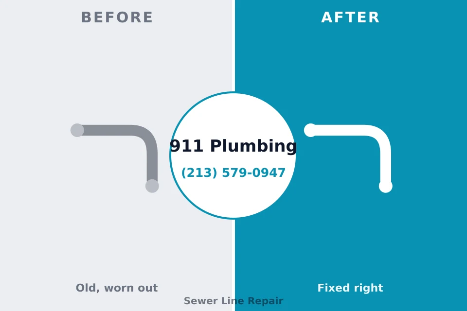 Before and after: plumbing company Geneva, WA